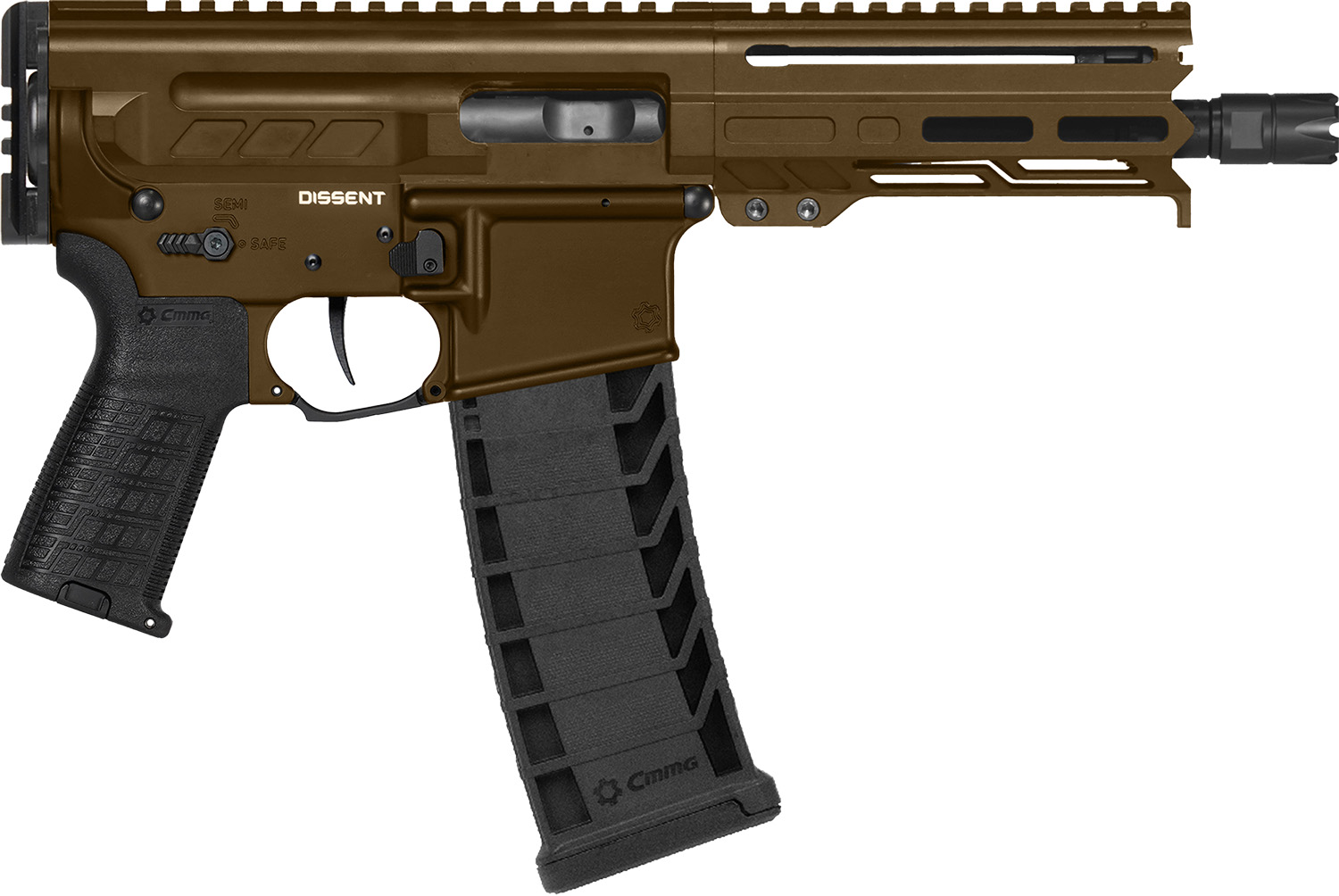 CMMG 94A6867MB Dissent MK4 9mm Luger 33+1 6.50” Midnight Bronze Rec...