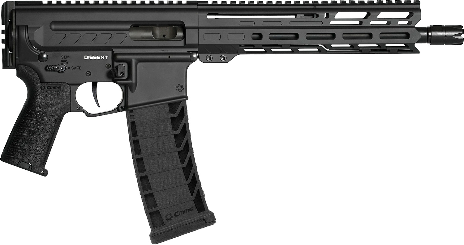 CMMG 94A8041AB Dissent MK4 9mm Luger 33+1 10.50” Black Picatinny...