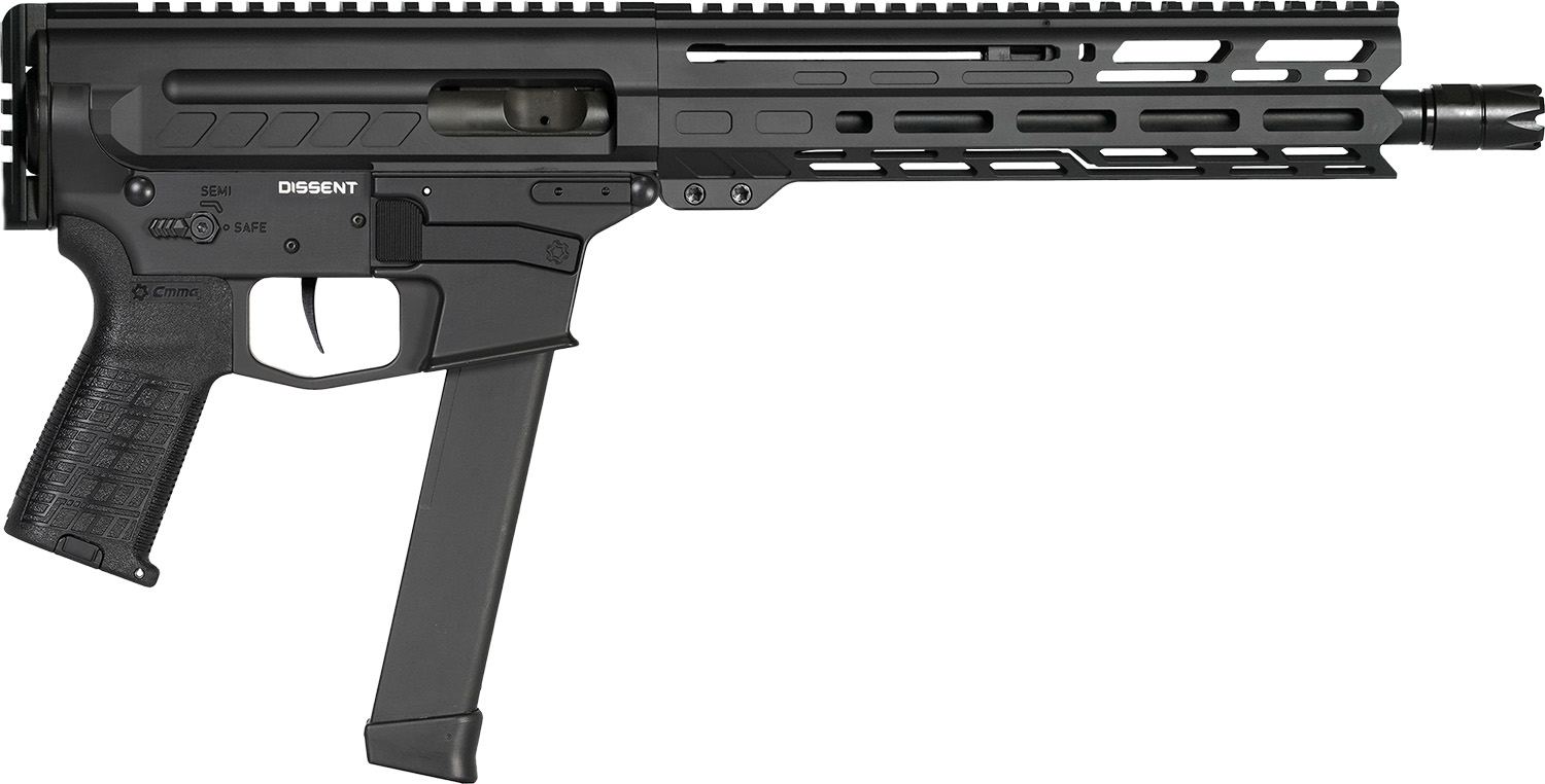 CMMG 99A806DAB Dissent MKGS 9mm 10.5" Black M-LOK Handguard 33+1