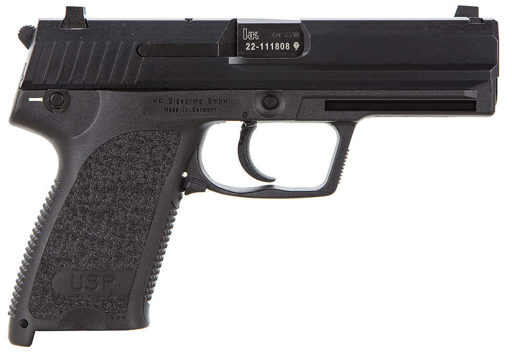 Heckler & Koch USP40 40 S&W 4.25 In 13+1 Black Polymer Frame