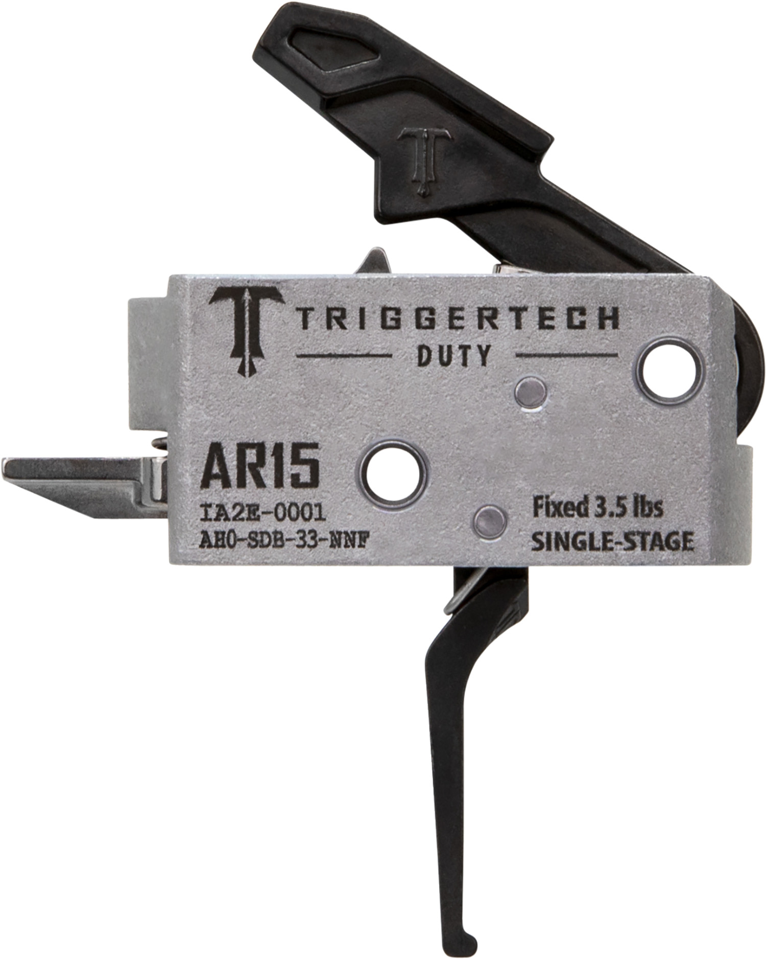 TriggerTech Ah0SDB33NNF Duty Flat Single-Stage 3.50 Lbs Draw Weight Fits AR-15