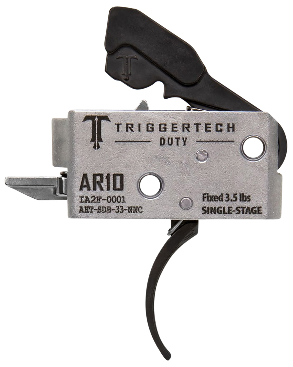 TriggerTech AHTSDB33NNC Duty Curved Single-Stage 3.50 Lbs Draw Weight Fits AR-10