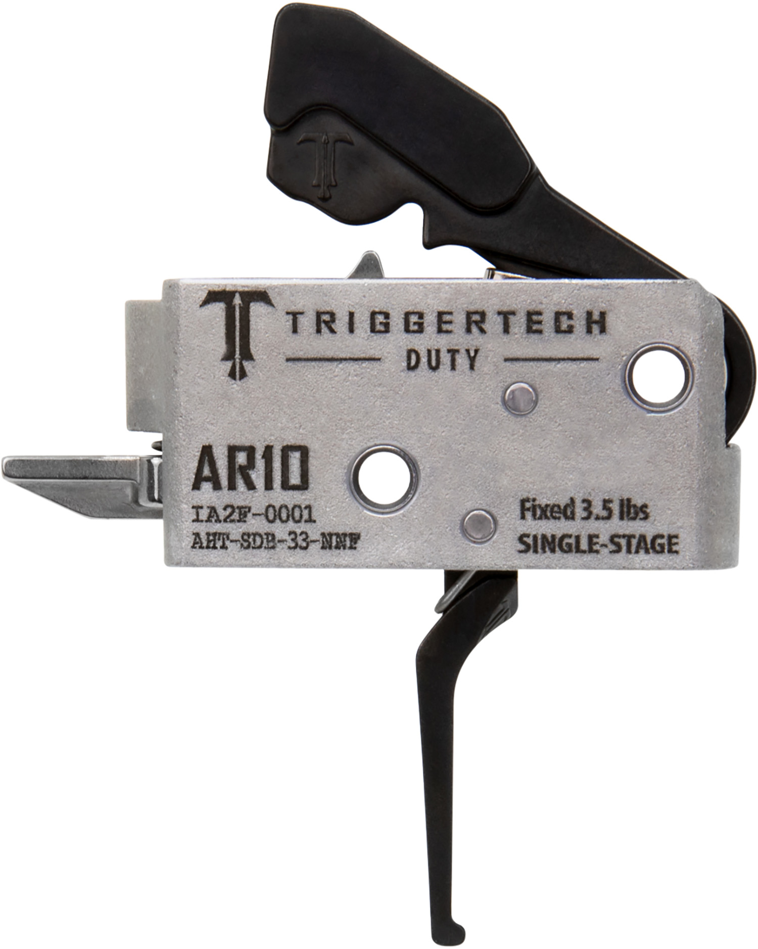 TriggerTech AHTSDB33NNF Duty Flat Single-Stage 3.50 Lbs Draw Weight Fits AR-10