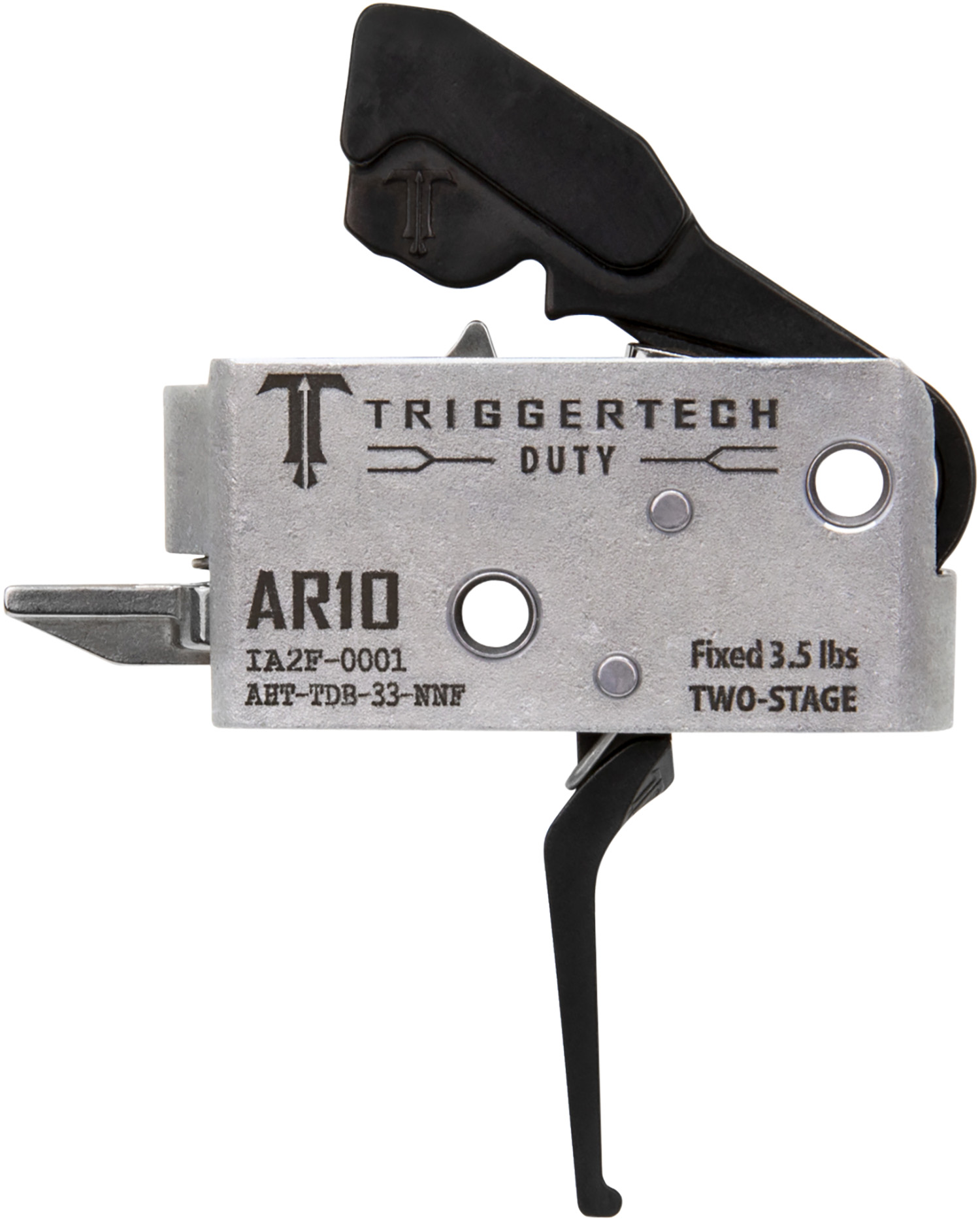 TriggerTech AHTTDB33NNF Duty Flat Two-Stage 3.50 Lbs Draw Weight Fits AR-10