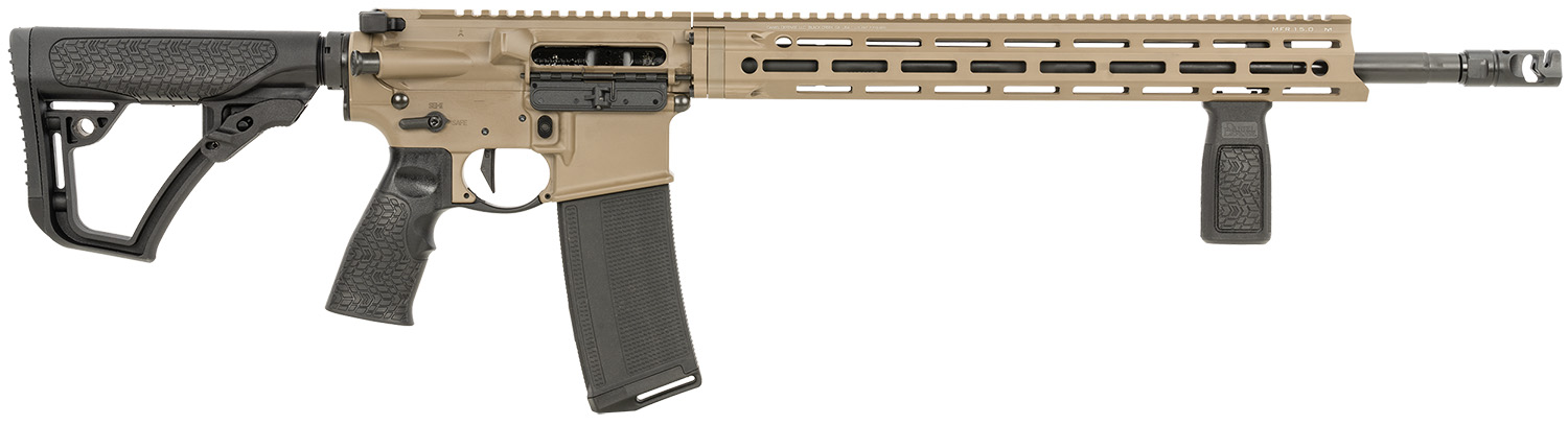 Daniel Defense 0212811090047 DDM4 V7 Pro 5.56x45mm NATO 18 30+1, FDE Rec, Black OEM Overmolded Stock & Grip, Geissele Trigger Daniel Defense 0212811090047 DDM4 V7 Pro 5.56x45mm NATO 18 30+1, FDE Rec, Black OEM Overmolded Stock & Grip, Geissele Trigger