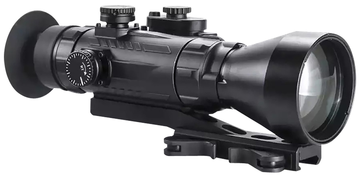 AGM AGM Global Vision 15WP4423483111 Wolverine Pro-4 3AL1 Night Vision Rifle Scope Matte Black 4x70mm Gen 3 Auto-Gated Level 1 Illuminated Red Chevron w/Ballistic Drop Reticle