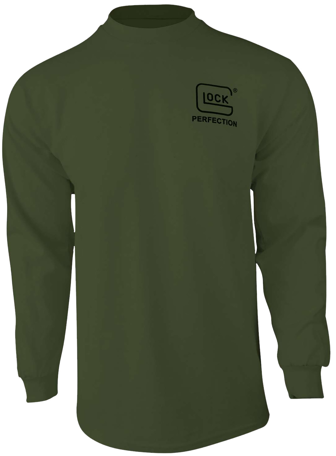 Glock AP96068 Military Green Long Sleeve XL Pre-Shrunk Cotton Tee - Glock - LONG SLEEVE