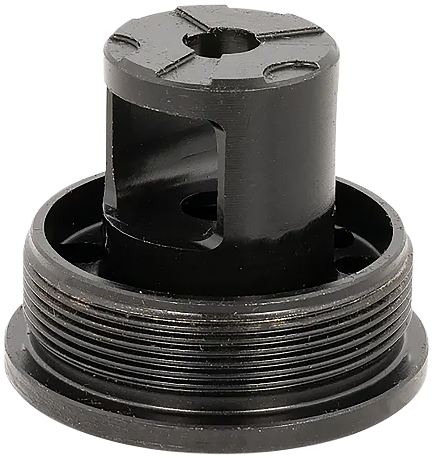 Advanced Armament Corp Flange Indexing Direct Thread Adapter, 5/8x24 to 1.375-24, Black 65011