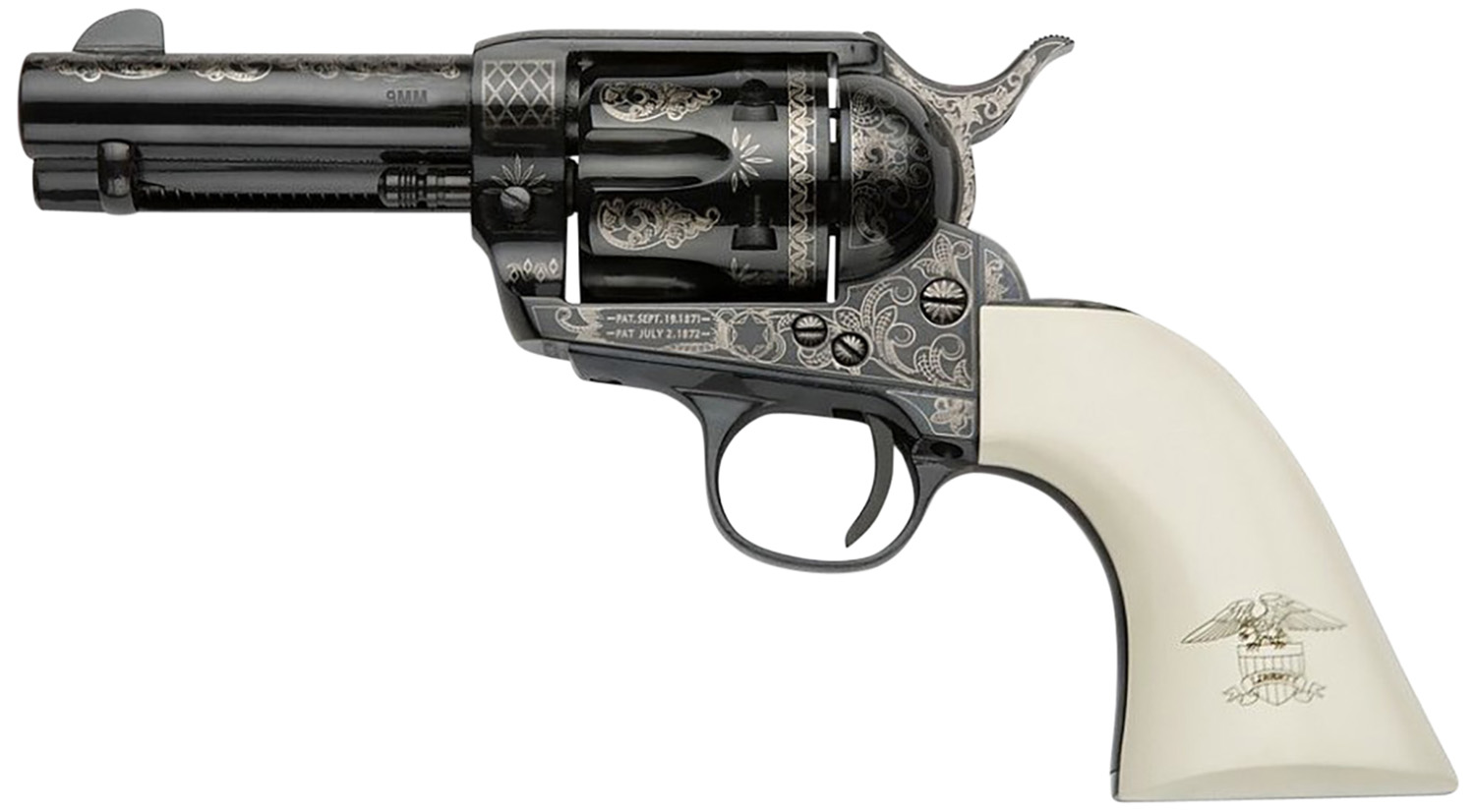 F.LLI PIETTA Great Western II Liberty 9mm 3.5in 6rd Revolver GW9LLE312NMUI