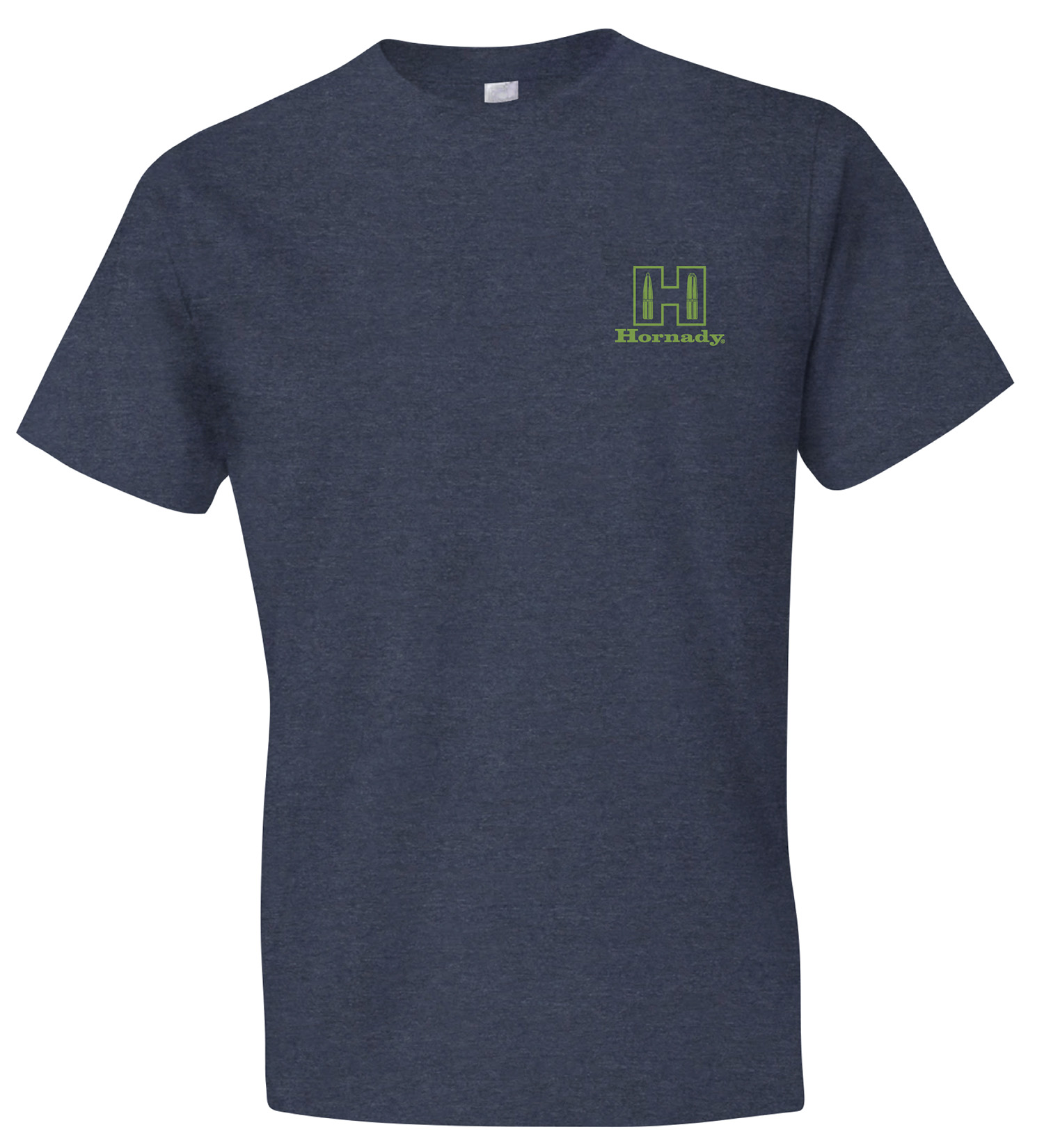Hornady Gear 30995 Hornady T-Shirt Logo Stamp Indigo Short Sleeve 2XL-img-0