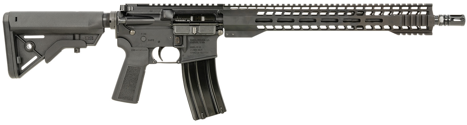 Radical Firearms FR16556SOC15SHR AR-15 MHR 5.56x45mm NATO 30+1 16 CMV, Black, 15 M-Lok Skinny Hybrid Handguard, B5 Systems Bravo Stock & Type 23 P-Grip