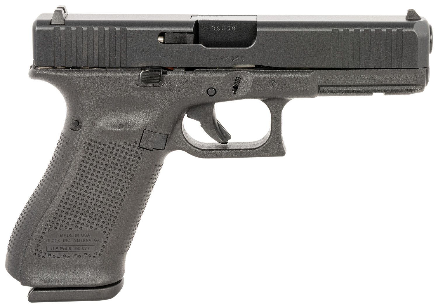 Glock UA175S201 G17 Gen5 Full Size 9mm Luger 10+1 4.49" Black GMB...-img-0
