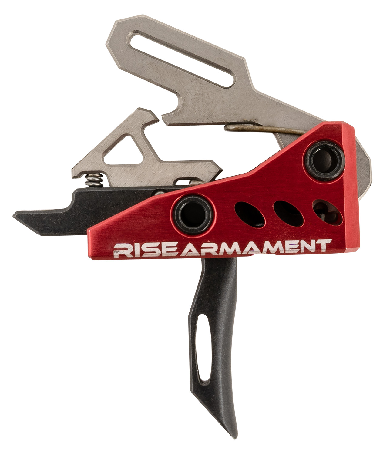 Rise Armament Ra535BLKARP Ra-535 Advanced Performance Single-Stage Straight With 3.50 Lbs Draw Weight, Red Housing & Bla