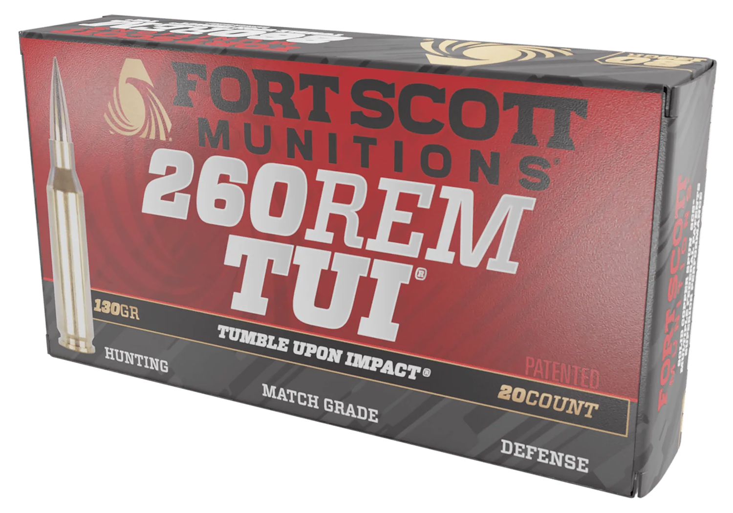 Fort Scott Munitions 260130SCV2 Tumble Upon Impact (TUI) 260Rem 130gr S... - Fort Scott Munitions - SOLID COPPER SPUN