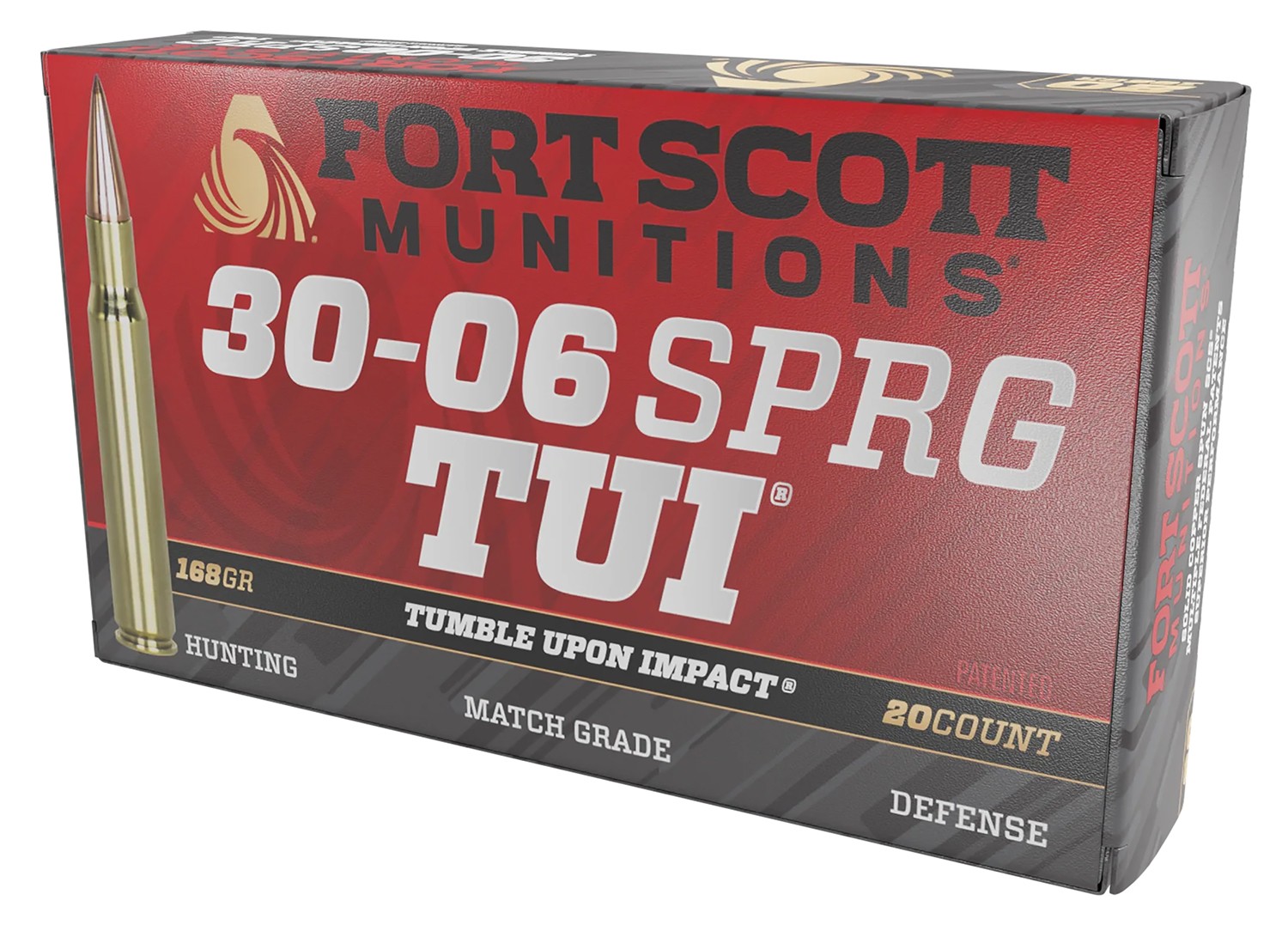 Fort Scott Munitions 3006168SCV Tumble Upon Impact (TUI) Rifle 30-06Spri... - Fort Scott Munitions - SOLID COPPER SPUN