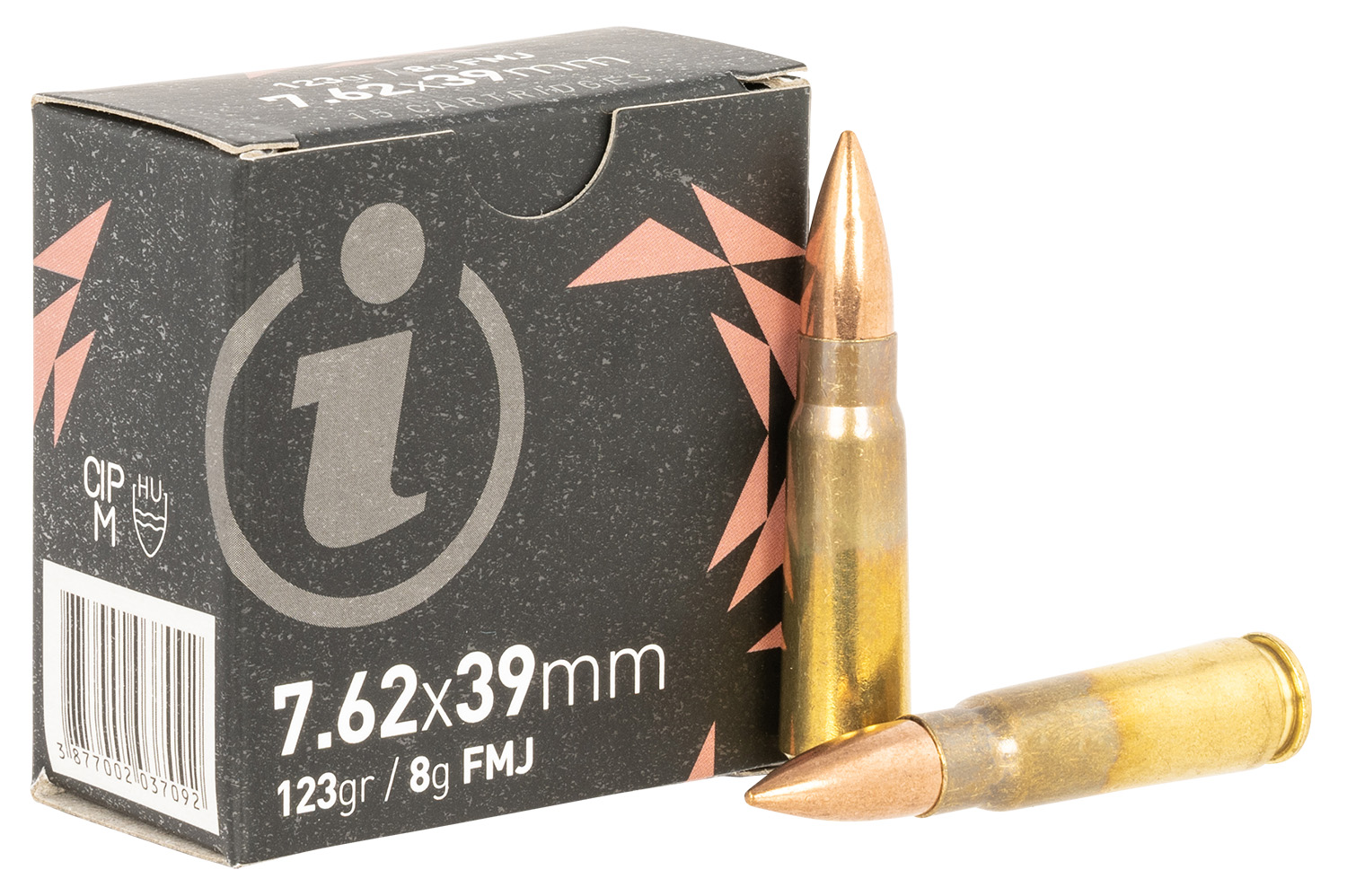 Igman IGMAN762 7.62x39mm 123gr FMJ Rifle Ammo 840 Rounds