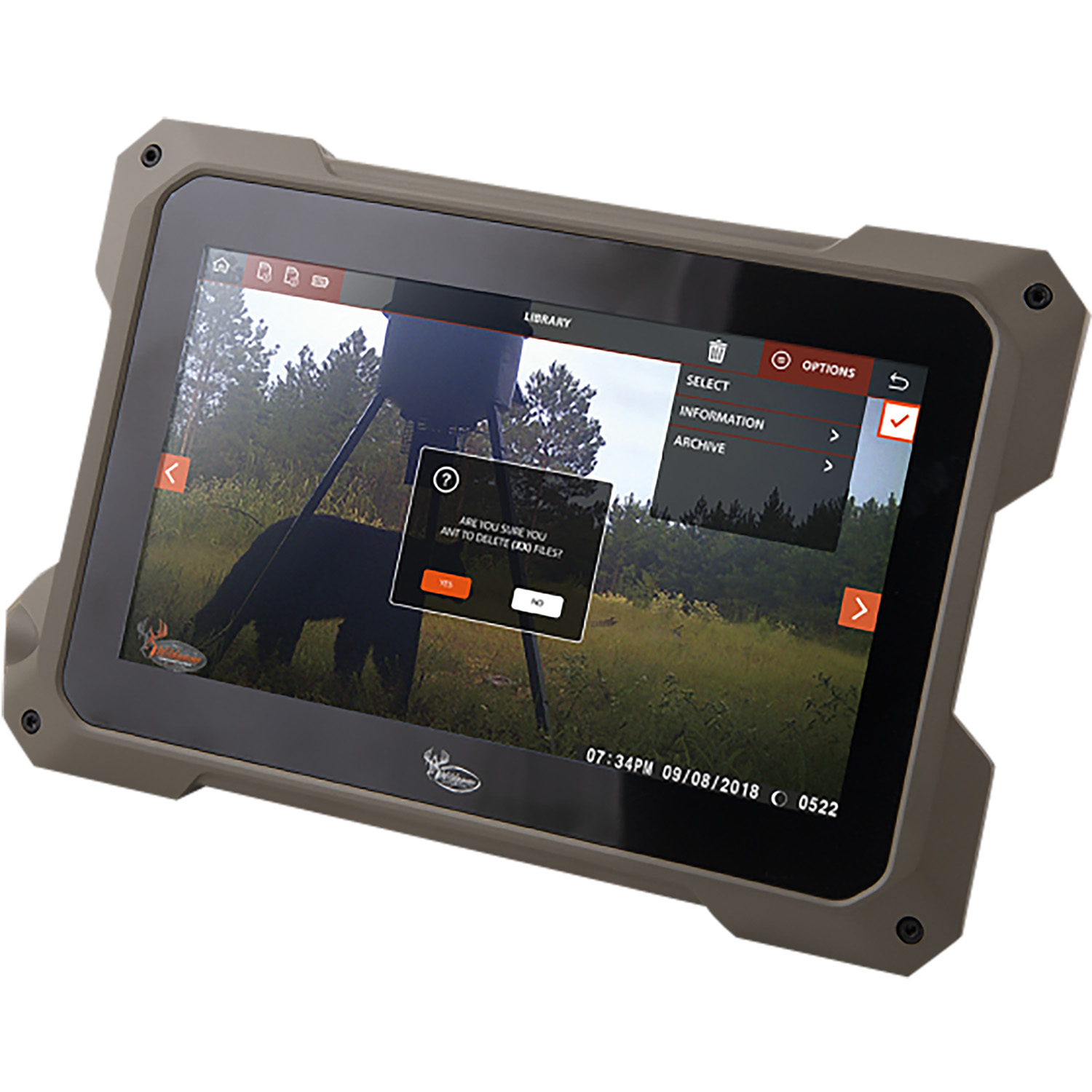 Wildgame Innovations WGIVW0009 Trail Pad SD Card Viewer Brown 7"...-img-0