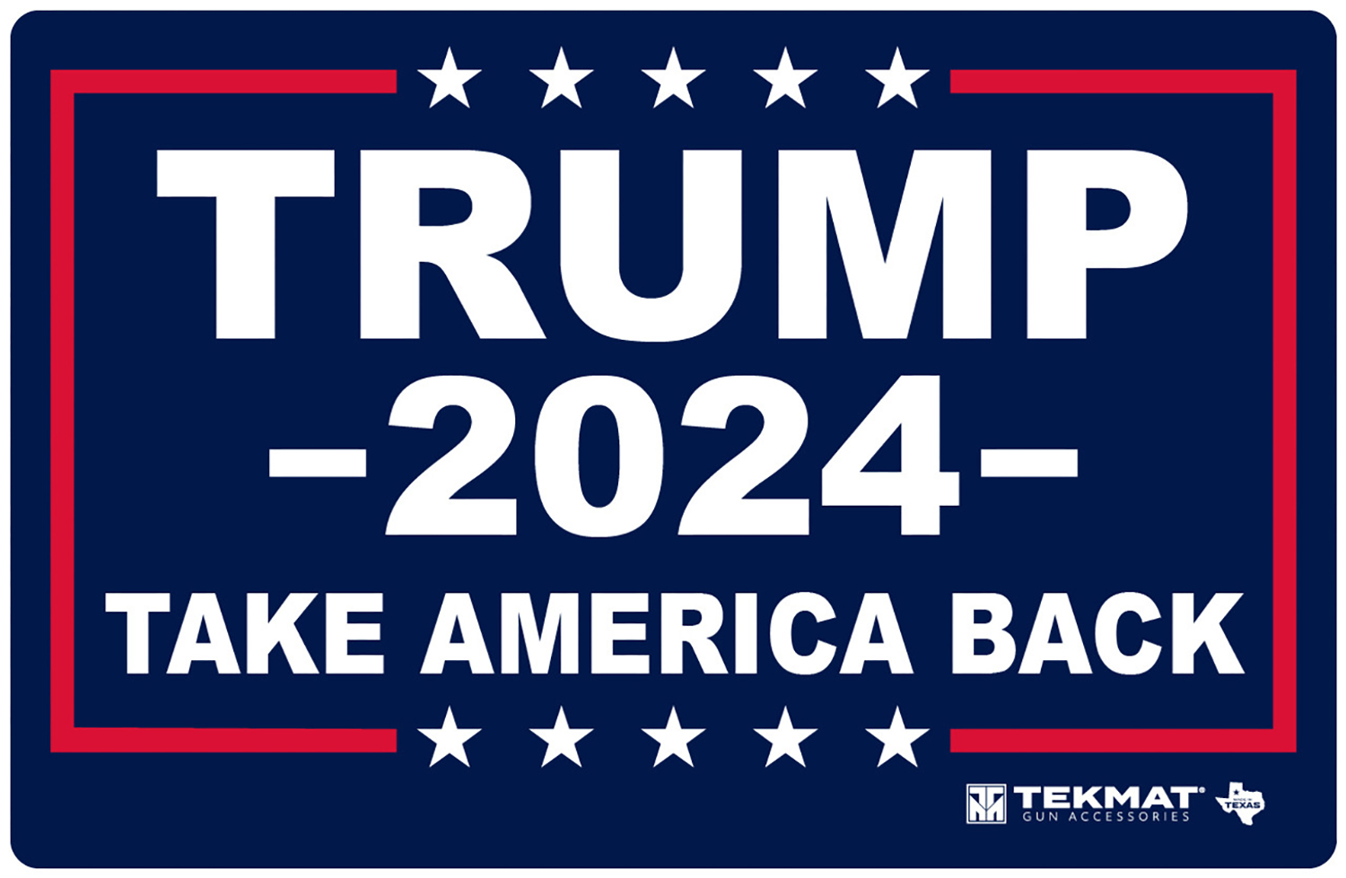 TekMat TEK42TRUMPMAGA Trump Door Mat Make America Great Again 25" x 42"