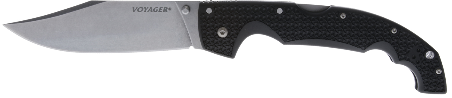 Cold Steel CS29AXB Voyager XL 5.5" Folding Knife AUS-10A Stonewashed Blade