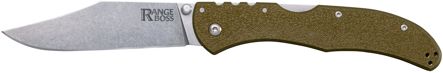 Cold Steel CS20KR7 Range Boss Folding Clip Point Plain 4034 SS Blade-5....