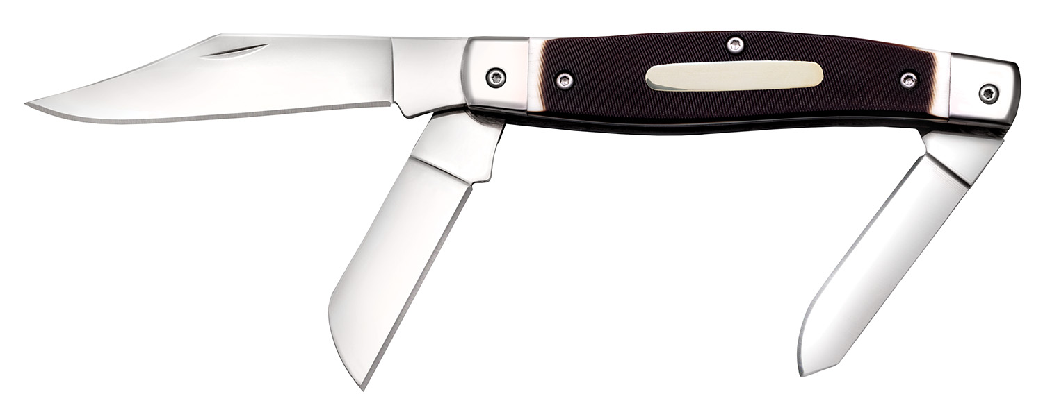 Cold Steel CSFLSTKMN Stockman 2"-2.30"-3.50" Folding Clip-Sheepsfoot-Sp...
