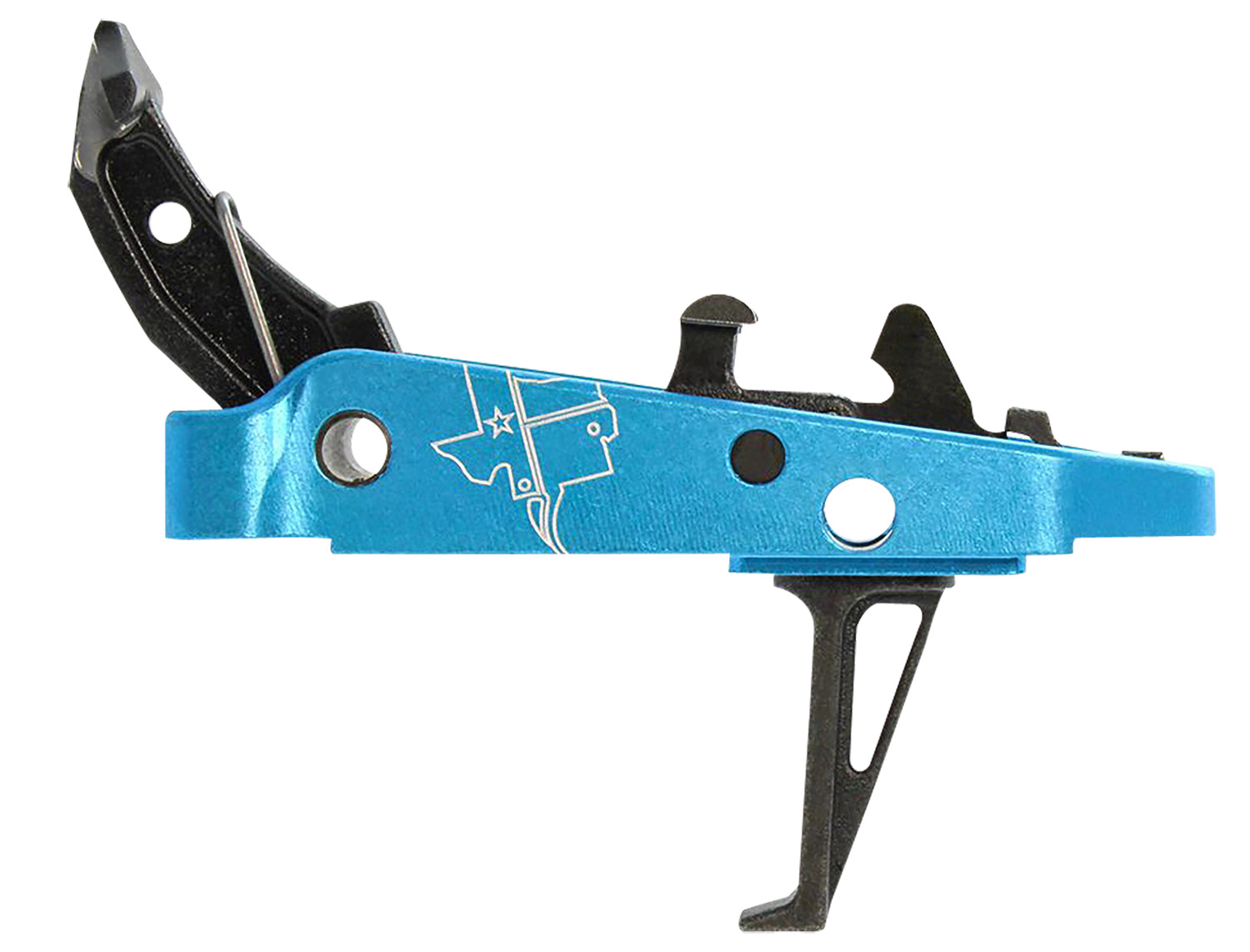 CMC Triggers 47403 Drop-In Group 2.0 Single-Stage Flat With 2.50 Lbs Draw Weight Black Blue Housing Fits