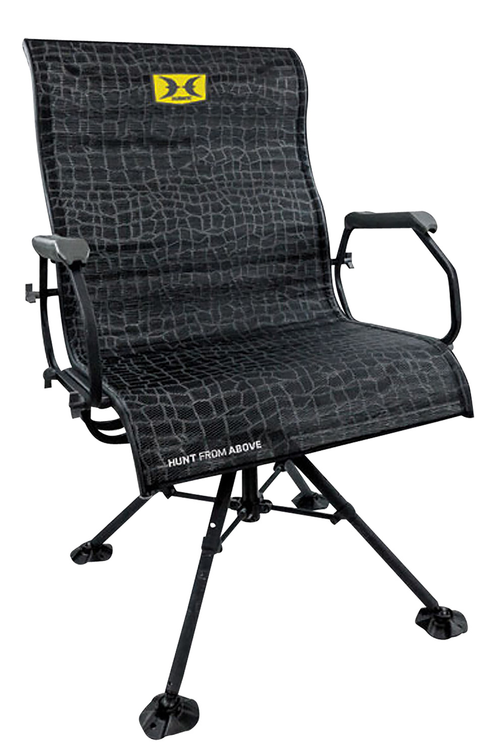 Hawk HWK-3115 Big Denali Blind Chair XXL Mesh Black Folding 360° Swivel