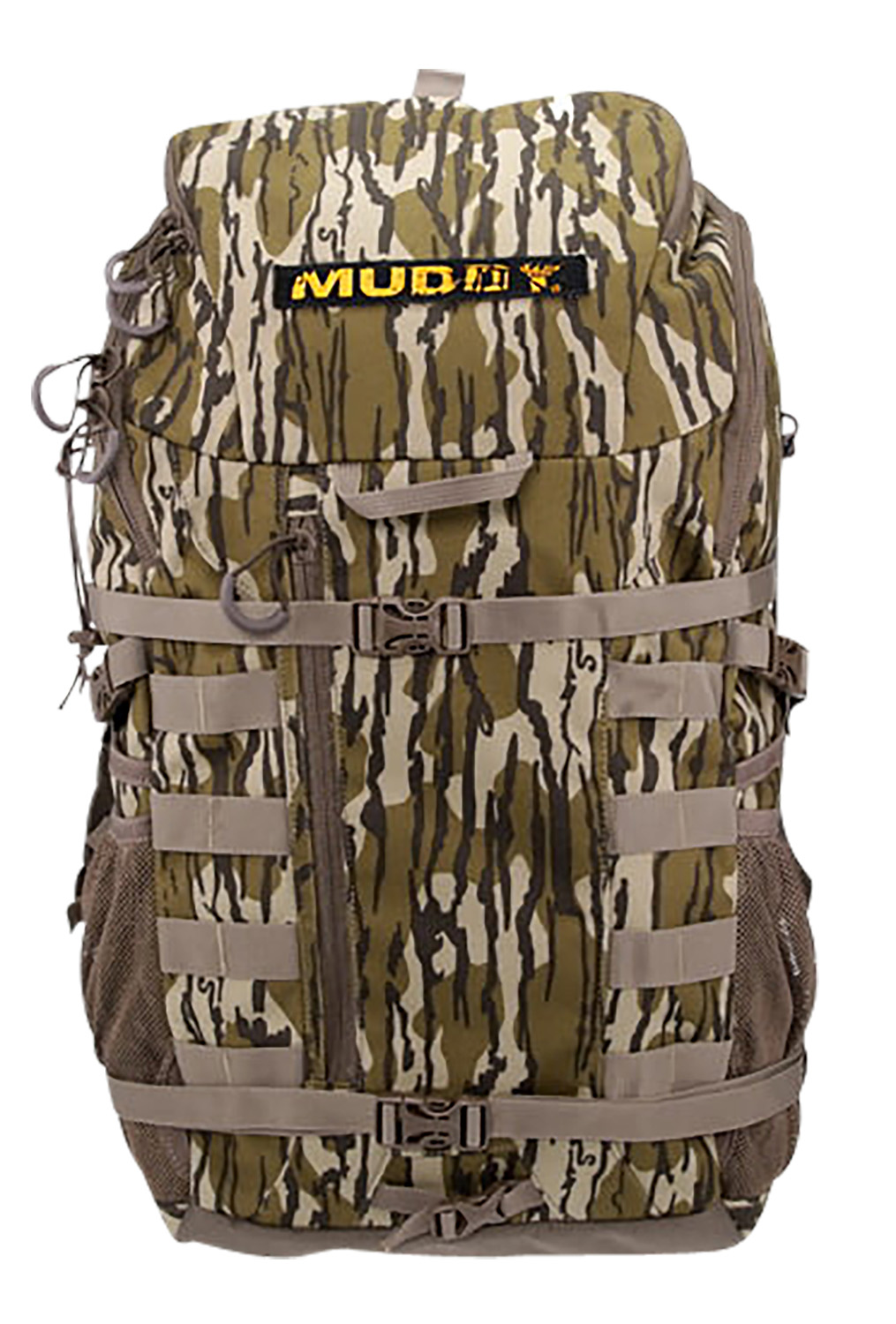 Muddy Mud-BPK-1500MO Pro 1500 Hunting Pack Mossy Oak Bottomland Polyester Zipper/Buckles Closure