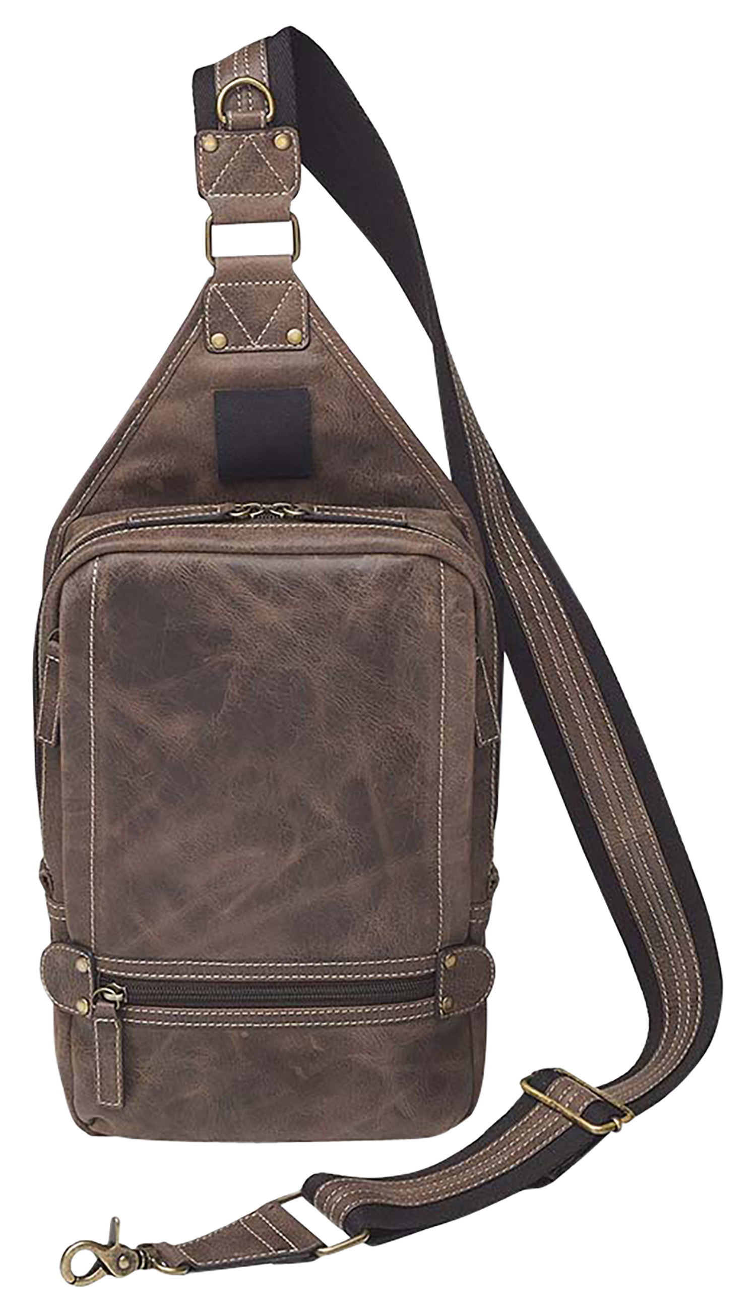 Gun Tote'n Mamas/Kingport GTMCZY108 Sling Backpack Brown Leather Includes-img-0