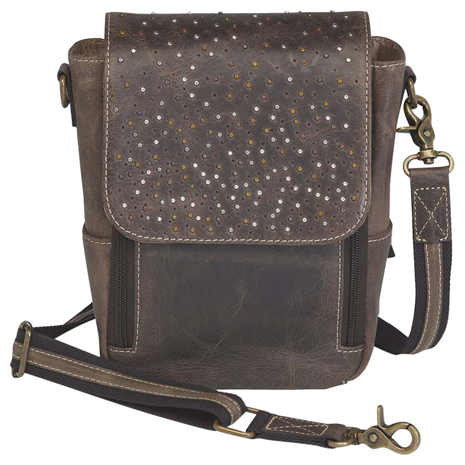 GTM-CZY/80 XBODY SATCHEL BRN - GTM Model GTMCZY80