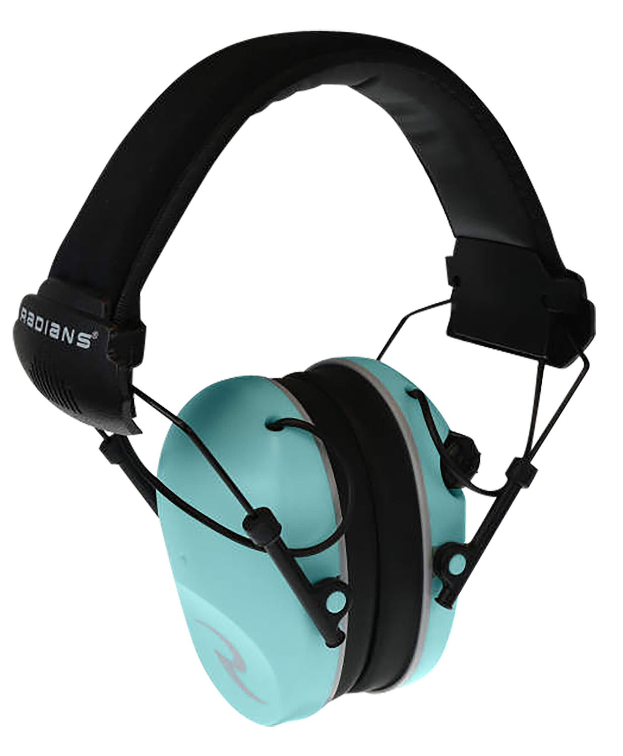 Radians R3220ECS Dual Mic Earmuff 23 dB Aqua Blue Compact Folding