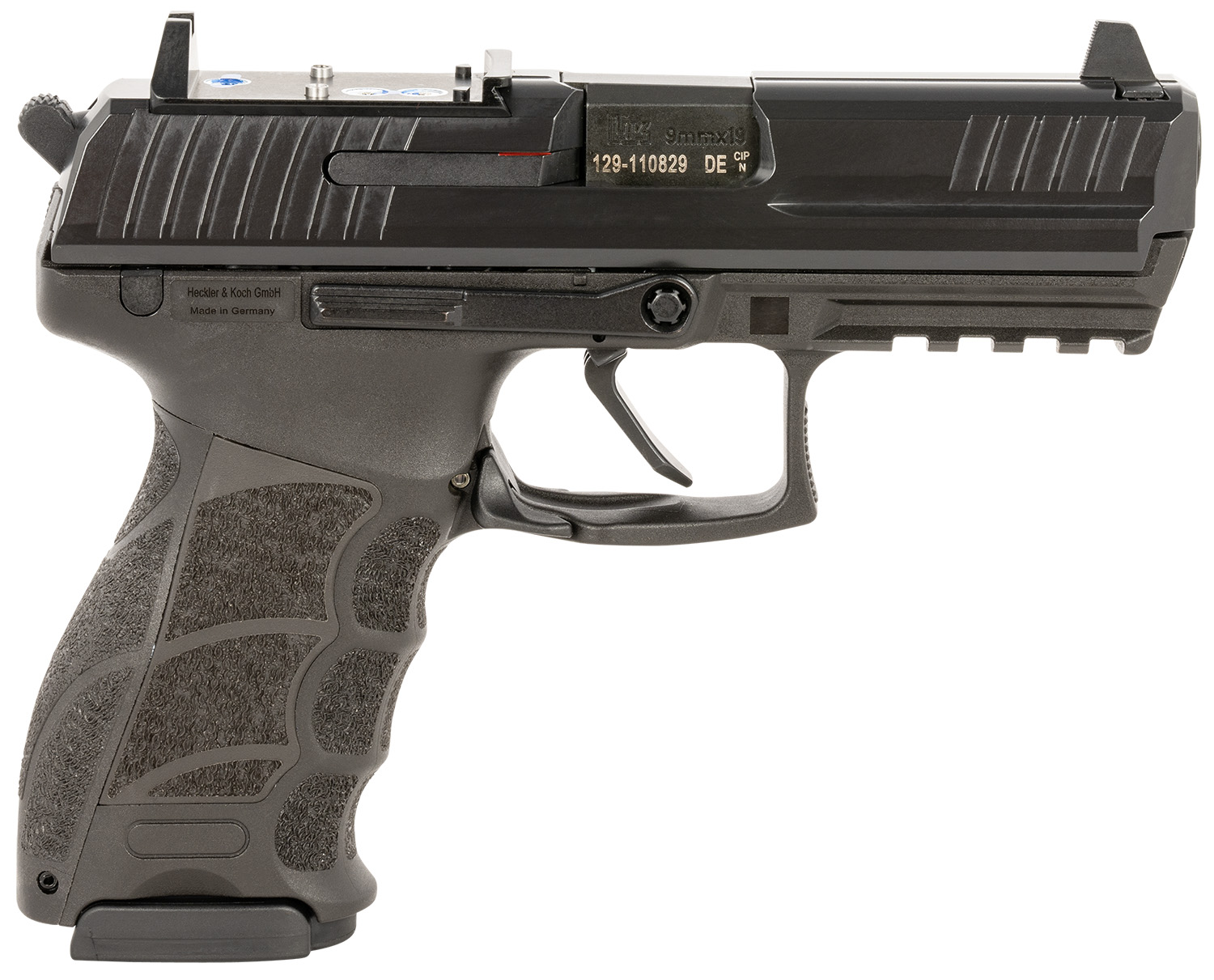 Langdon Tactical Tech LTTDP30FTJ10RMR HK P30 LTT  Compact Frame 9mm Luger 17+1 3.90 Black Steel Barrel, Black Optic Cut/Serrated Steel Slide, Black Polymer Frame w/Picatinny Rail, Black Polymer Grip