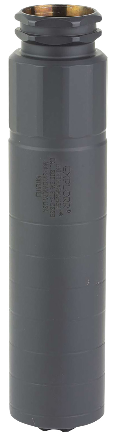 Griffin Armament GAET3W Explorr 30 Cal Suppressor 6.5 in Black Stainless St