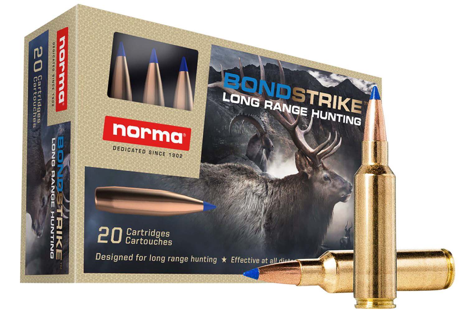 Norma Ammunition 20175832 Dedicated Hunting Bondstrike 300WSM 180gr...