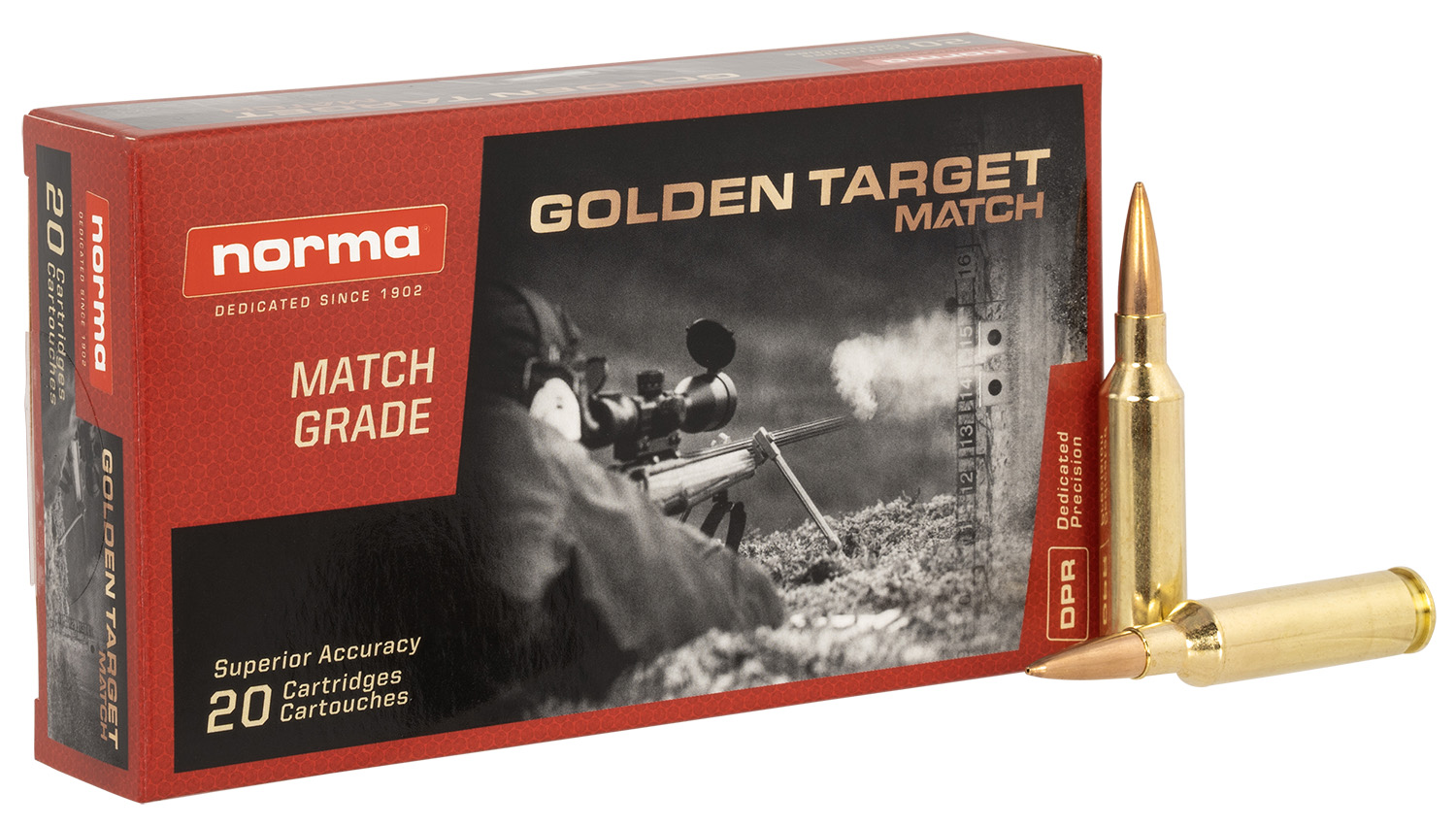 Norma Ammunition 20160392 Dedicated Precision Golden Target Match