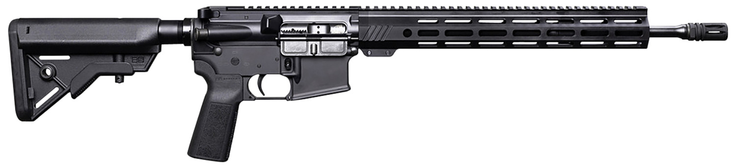 Bushmaster 1010018BLK QRC II Pro 5.56x45mm NATO 10+1 16 Threaded Barrel, B5 Sytems Bravo Stock & Type P-Grip, 14 M-LOK Handguard