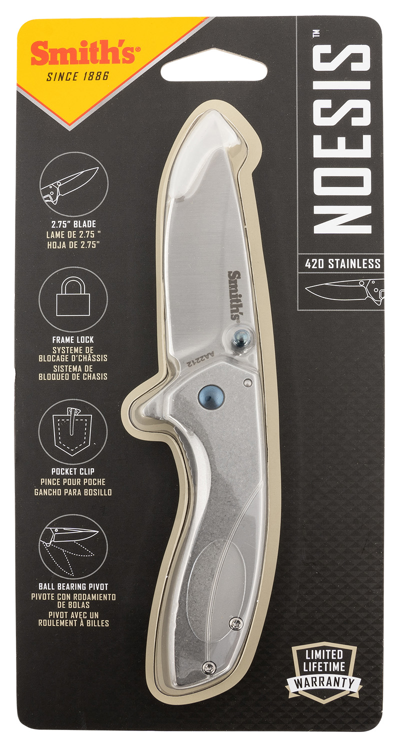 Ozark Trail 7 Stainless Steel Folding Drop Point Blade Pocket Knife, with  Pocket Clip 