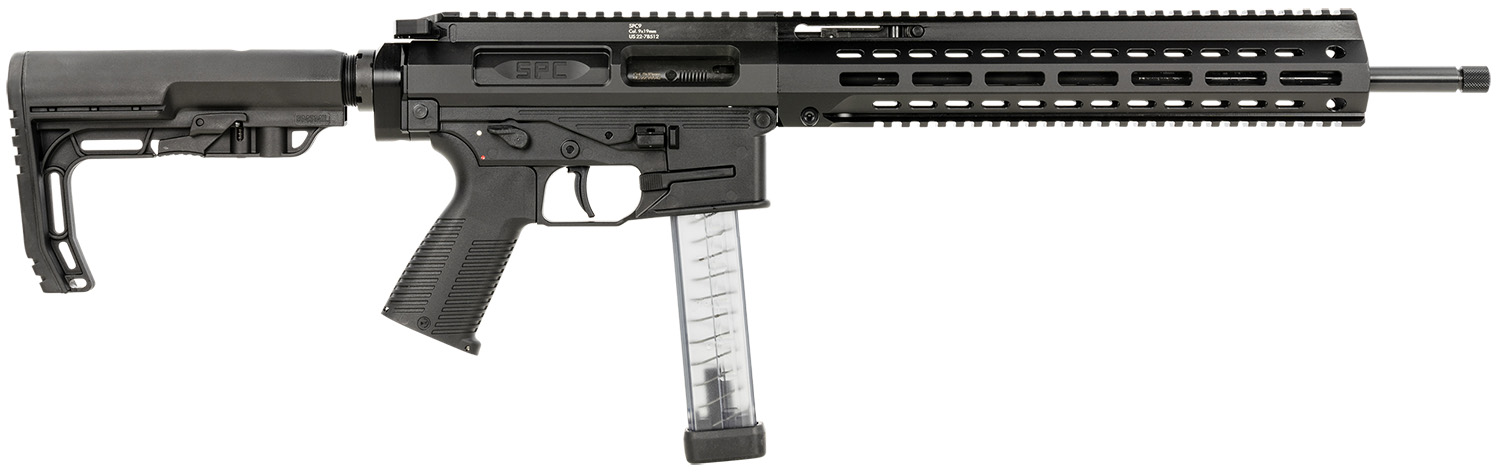 B&T Firearms BT500003SPORT SPC9 Sport 9mm Luger 33+1 16", Black,...-img-0