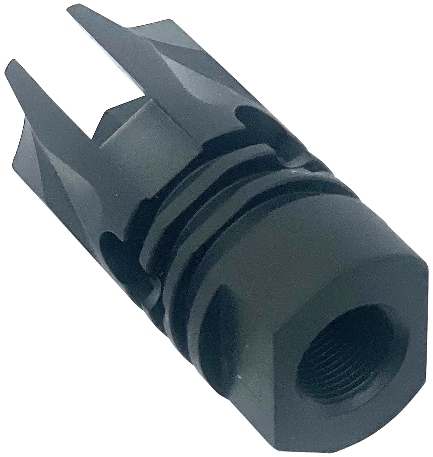 LBE Unlimited ARFH-REV REV Flash Hider 5.56mm (223 Cal) Black 1-2"-28 tp...
