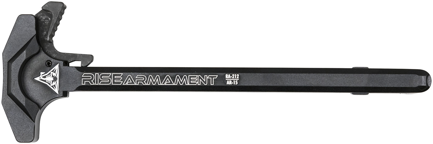 Rise Armament Ra212DTOM Extended Charging Handle Black Aluminum For AR-15