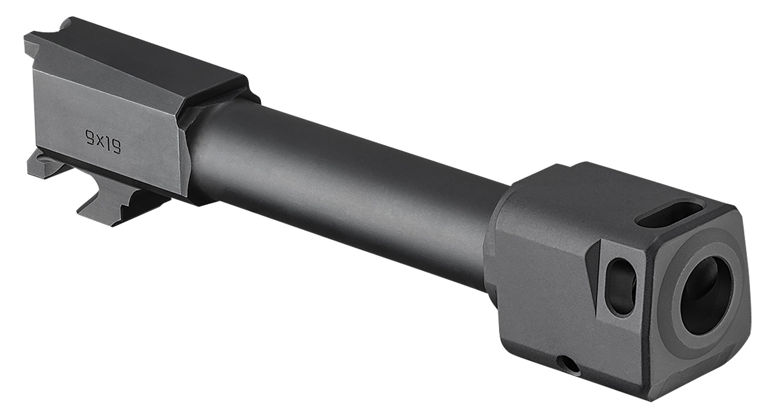 Springfield Armory HC0901TB-Kit Hellcat Replacement Barrel 3.80" Threaded 9mm Luger With Self-Indexing Compensator, Blac