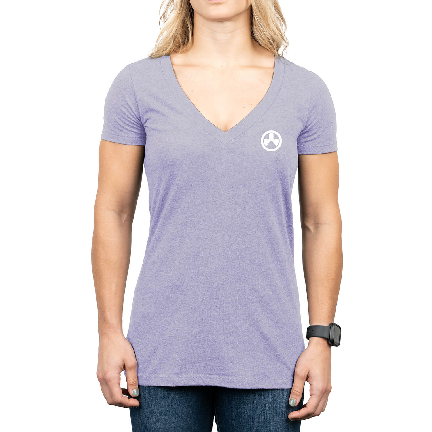 Magpul MAG1343-530-XL Women's Orchid Heather V-Neck T-Shirt, XL