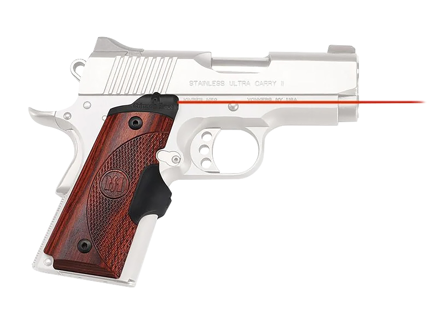 Crimson Trace LG902 Lasergrips Red Laser 1911 Compact Rosewood Grip