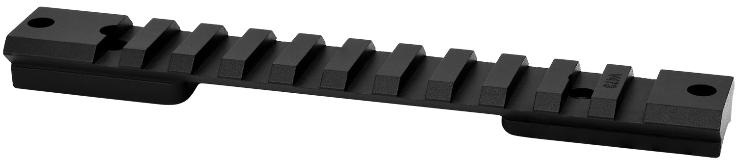 Warne Vapor 1-Piece Base: Remington 700 Short Action, Matte Finish, Anodized, NATO-STANAG