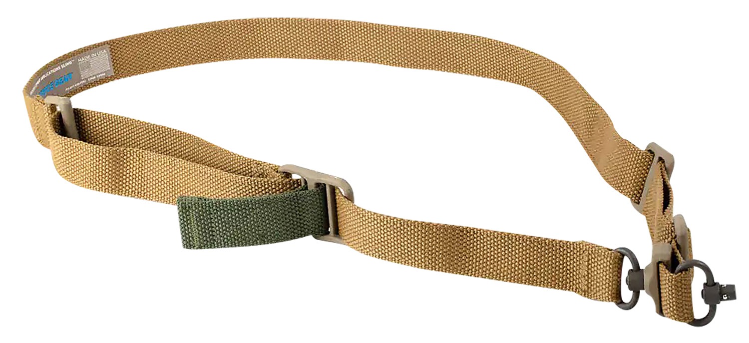 Blue Force Gear VCAS2TO1PB125AACB Vickers 221 Sling Coyote Brown Cordura - Blue Force Gear