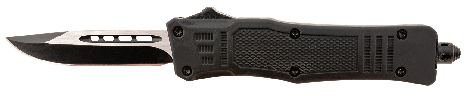 Steel River Knives MT616BDP Spartan Mini 2.75" OTF Drop Point Plain Bla...