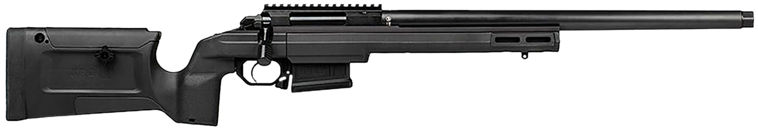 Aero Precision APBR01030001 SOLUS Bravo 308 Win 5+1 20 Threaded Sendero Profile, Black, Fully Adjustable KRG Bravo Chassis, Single Stage Trigger, Scope Mount