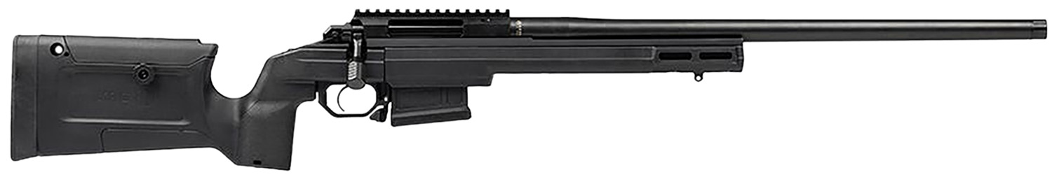 Aero Precision APBR01030002 SOLUS Bravo 6.5 Creedmoor 5+1 22 Threaded Sendero Profile, Black, Fully Adjustable KRG Bravo Chassis, Single Stage Trigger, Scope Mount