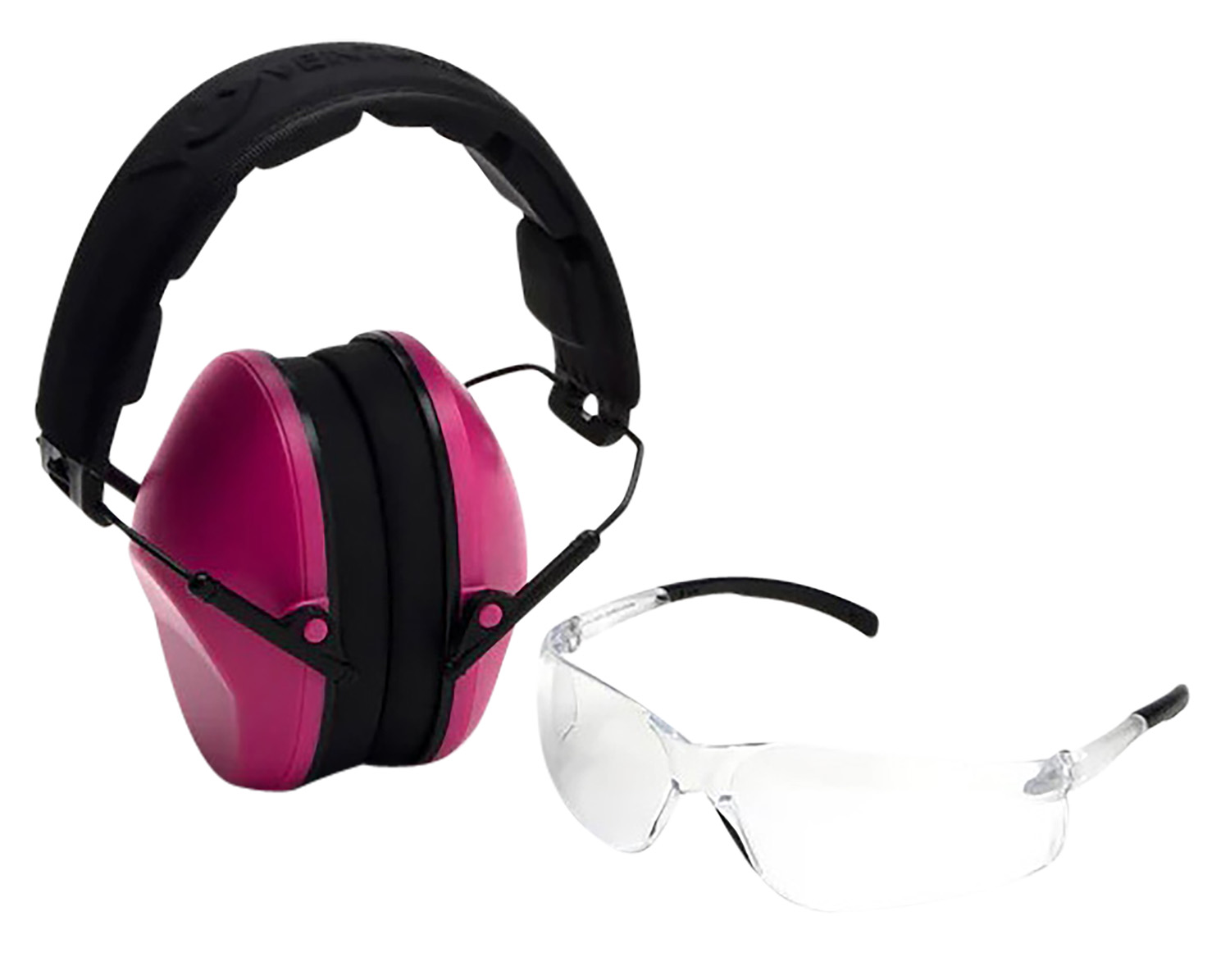 Pyramex VGCOMBO210 Eye & Ear Protection NRR 24dB Pink