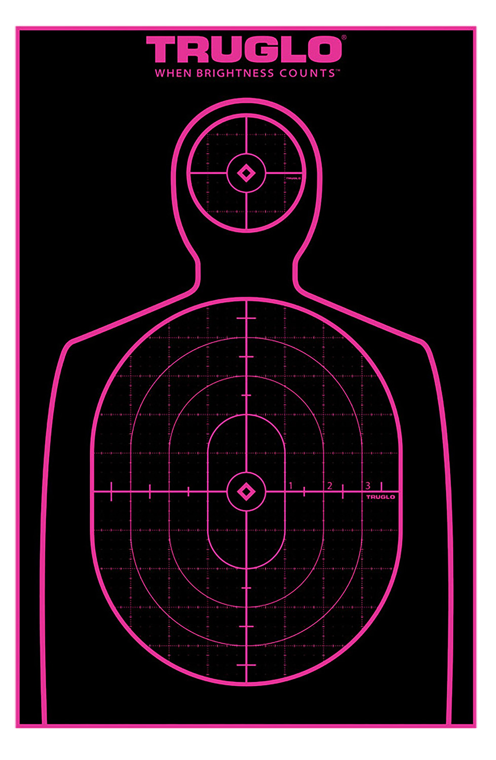 TruGlo TGTG13A12BB Tru-See Handgun Diagnostic Black/Pink Self-Adhesive...-img-0